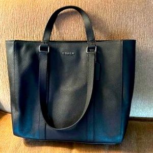COACH- Hudson Double-Handed Leather Tote